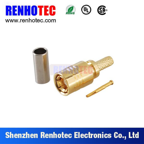 Made in China Straight Coaxial Wire Cable SMB Male Connector